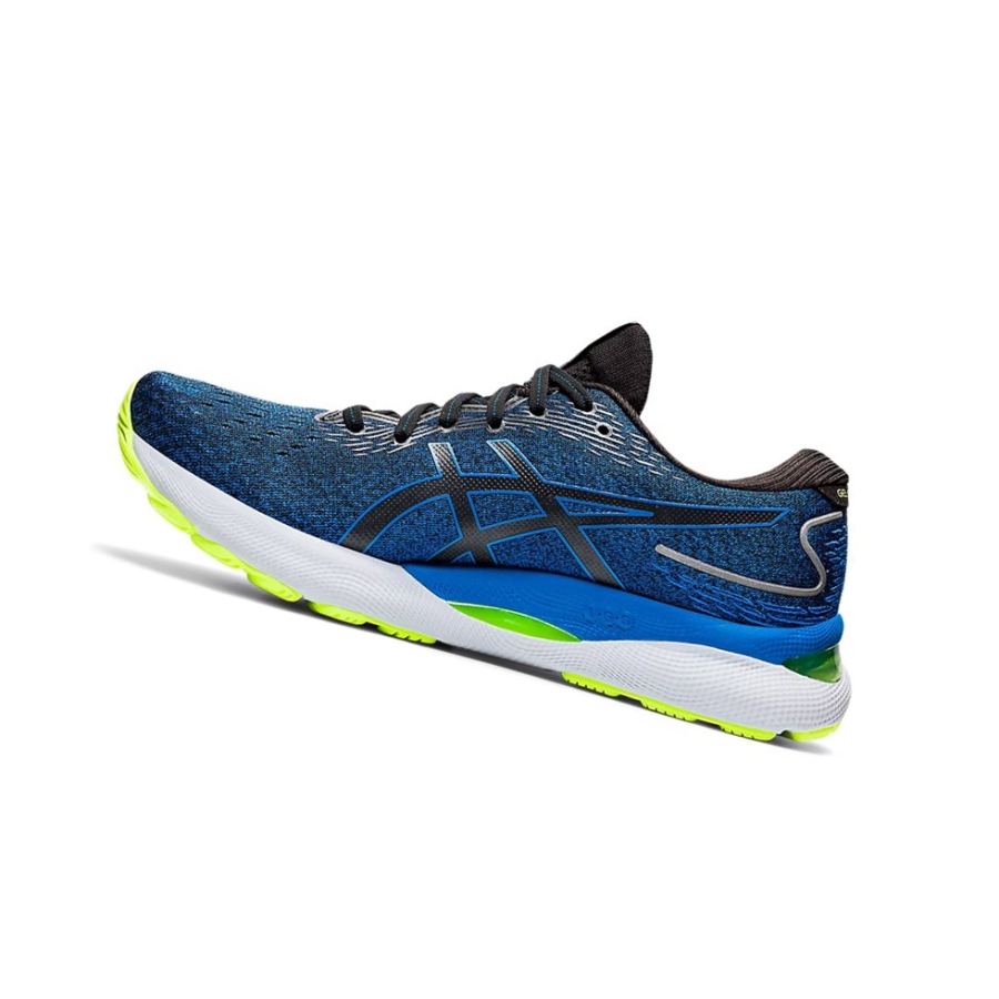Black / Lake Drive Men's Asics GEL-NIMBUS 24 Running Shoes | US13685WM - Asics Outlet Sale
