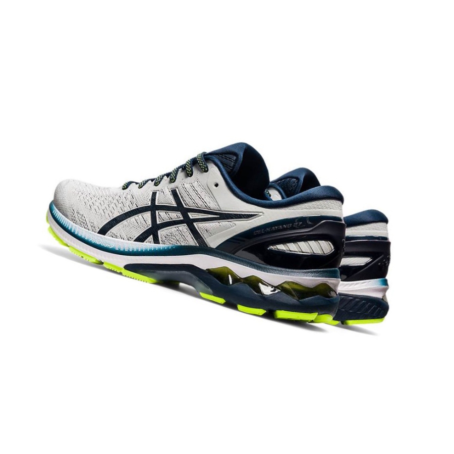 Grey Men's Asics GEL-KAYANO 27 Running Shoes | US71930TL - Asics Outlet Sale