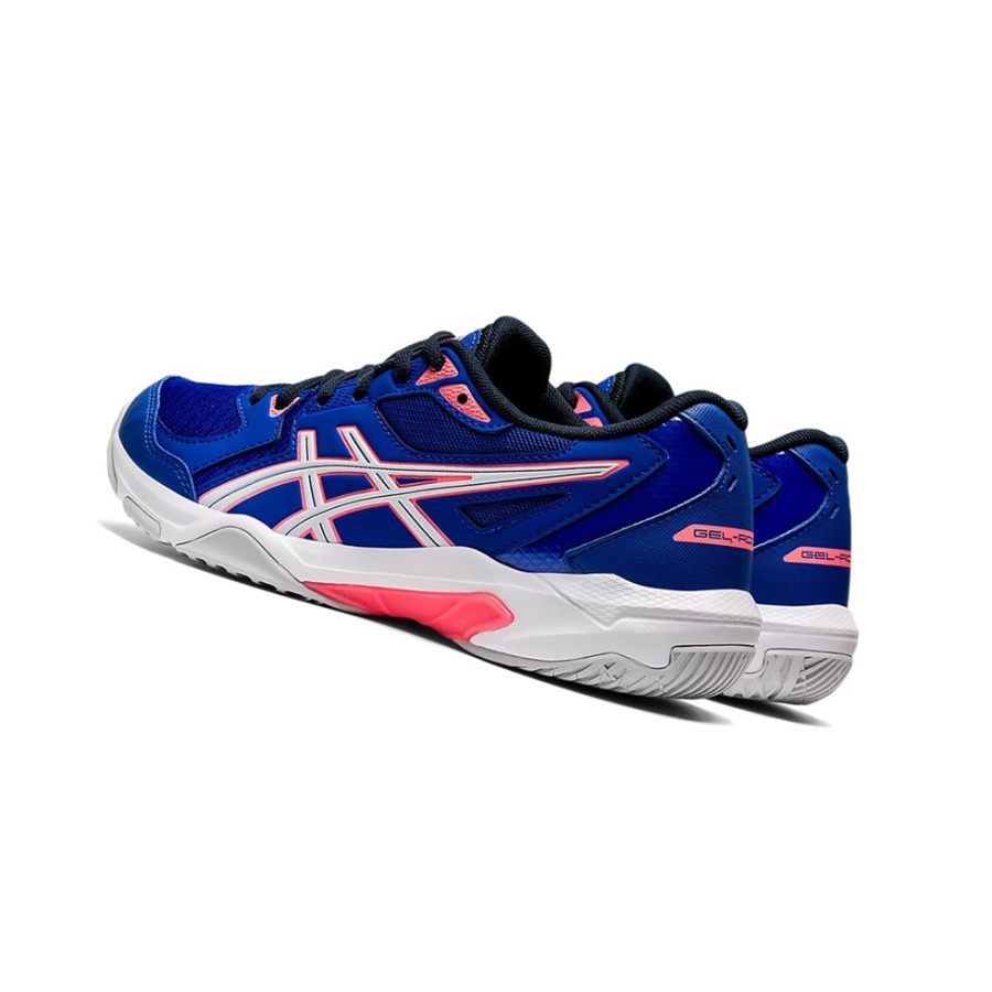 Blue / White Women's Asics GEL-ROCKET 10 Volleyball Shoes | US49580BS - Asics Outlet Sale