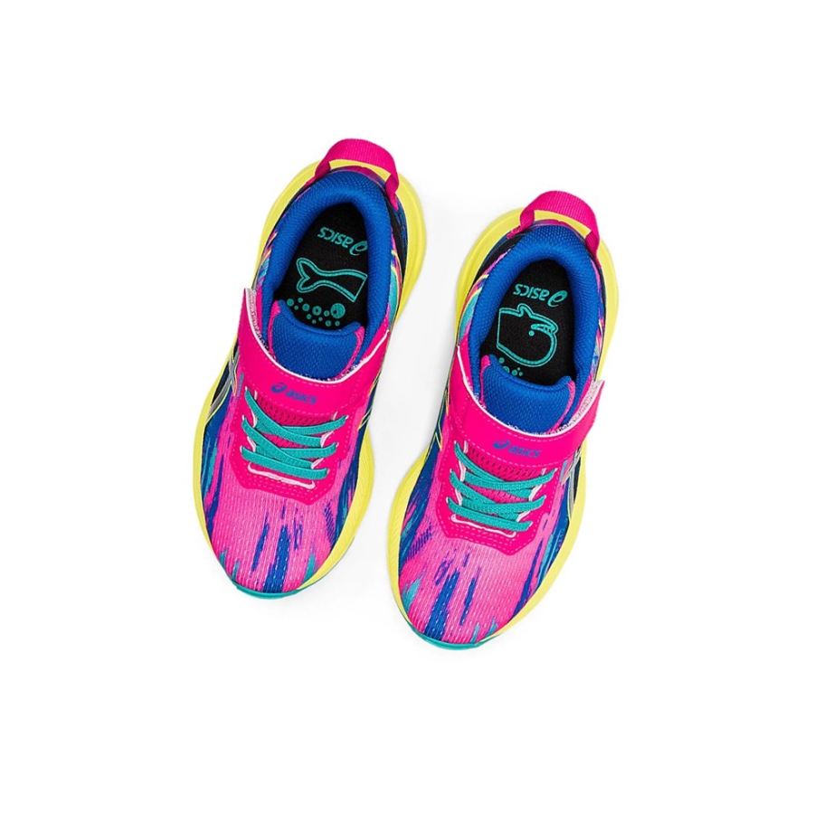 Pink Glo / Sour Yuzu Kids' Asics PRE NOOSA TRI 13 PS Running Shoes | US41928JB - Asics Outlet Sale