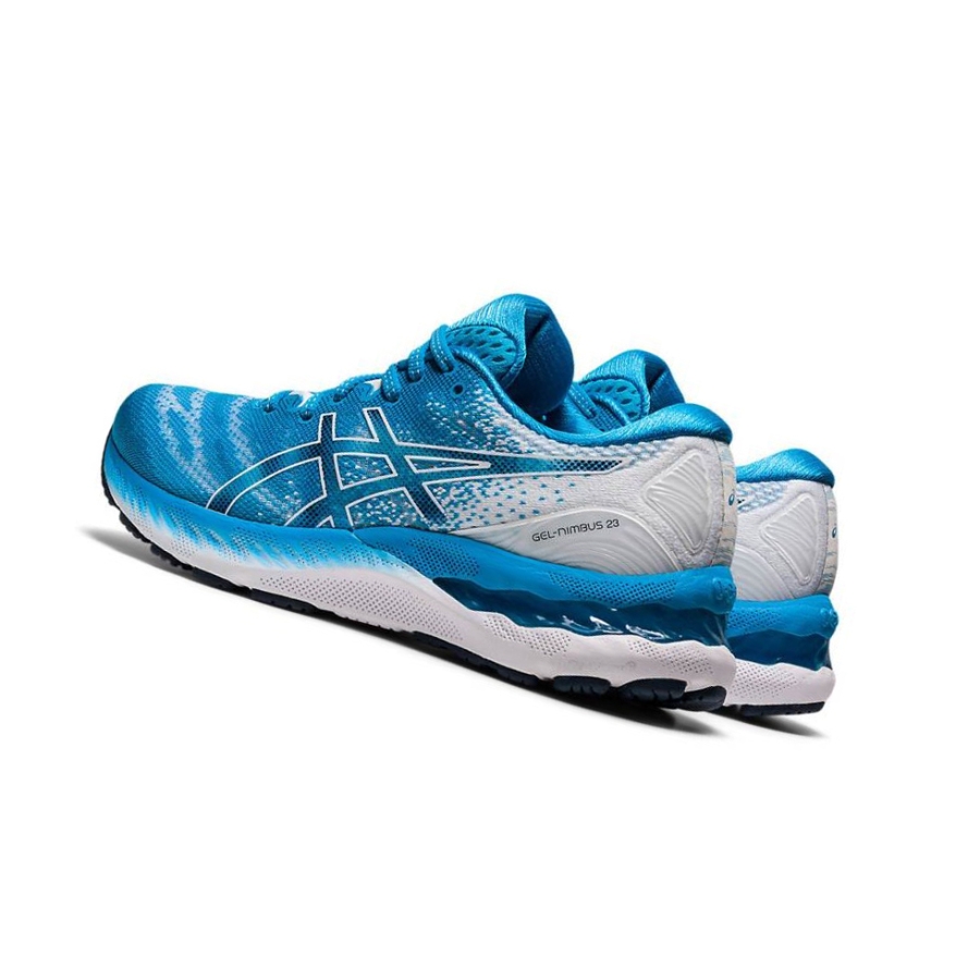 Blue Women's Asics GEL-NIMBUS 23 Running Shoes | US27350QT - Asics Outlet Sale