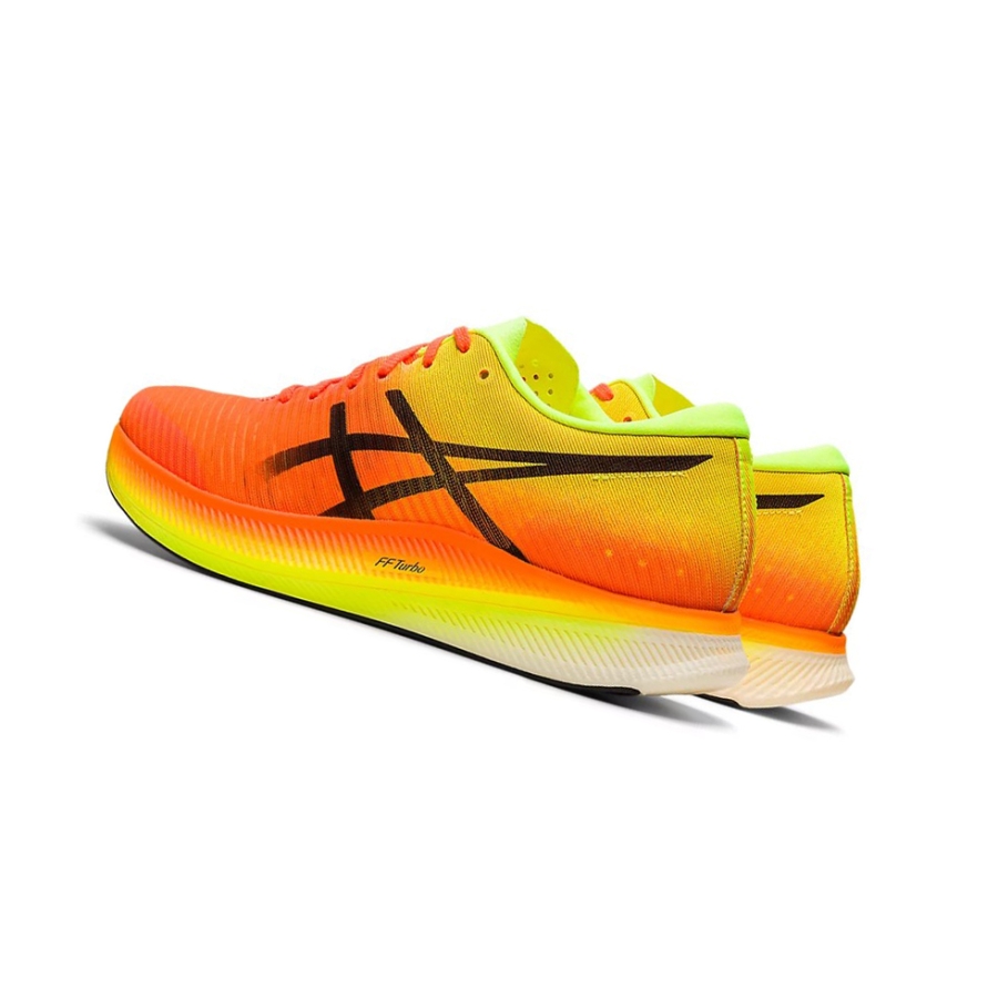 Shocking Orange / Black Men's Asics METASPEED EDGE Running Shoes | US35708QR - Asics Outlet Sale