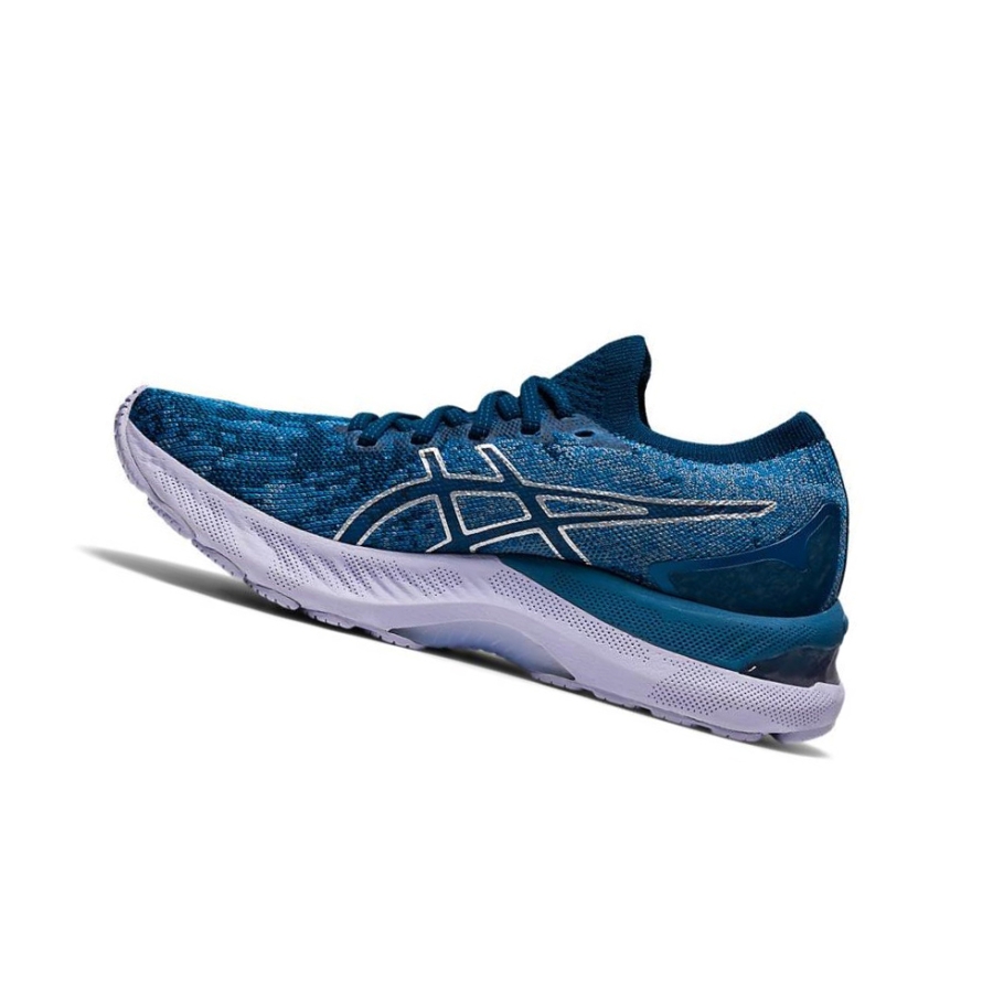 Grey Women's Asics GEL-NIMBUS 23 Knit Running Shoes | US91027NK - Asics Outlet Sale