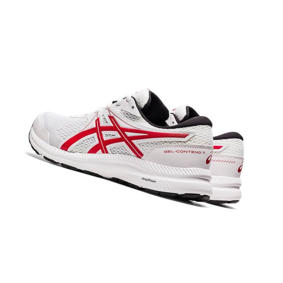 White Men's Asics GEL-CONTEND 7 Running Shoes | US06712SC - Asics Outlet Sale