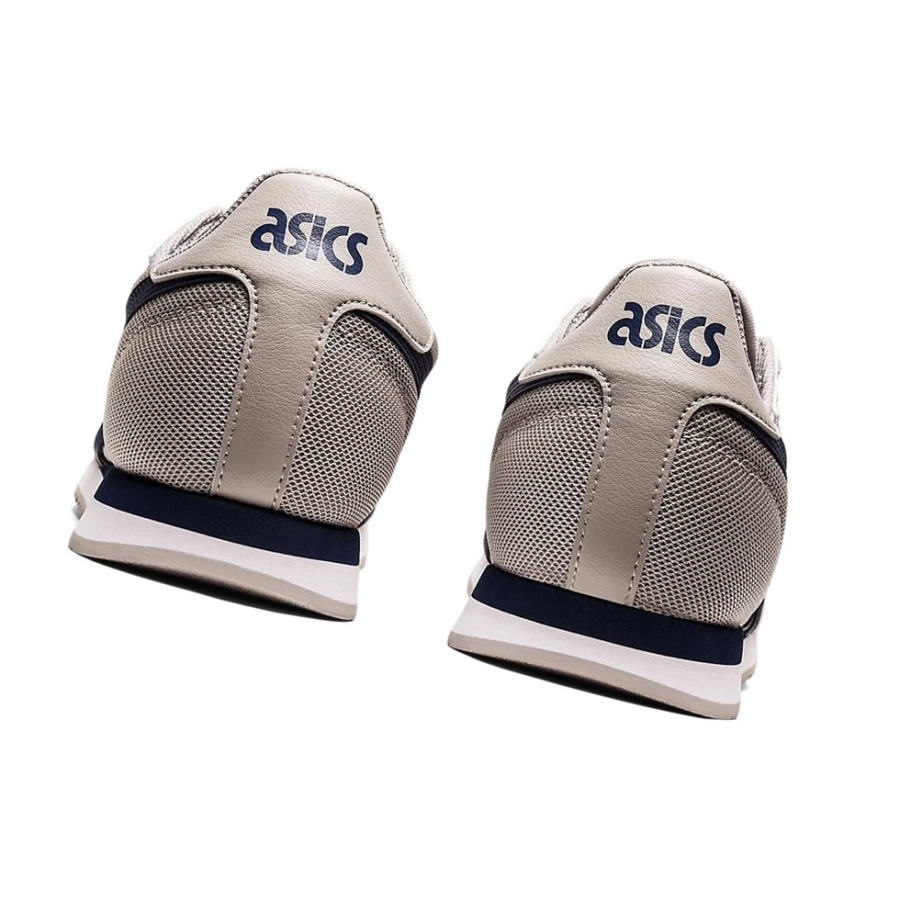 Oyster Grey / Peacoat Men's Asics TIGER RUNNER Sneakers | US38129DY - Asics Outlet Sale