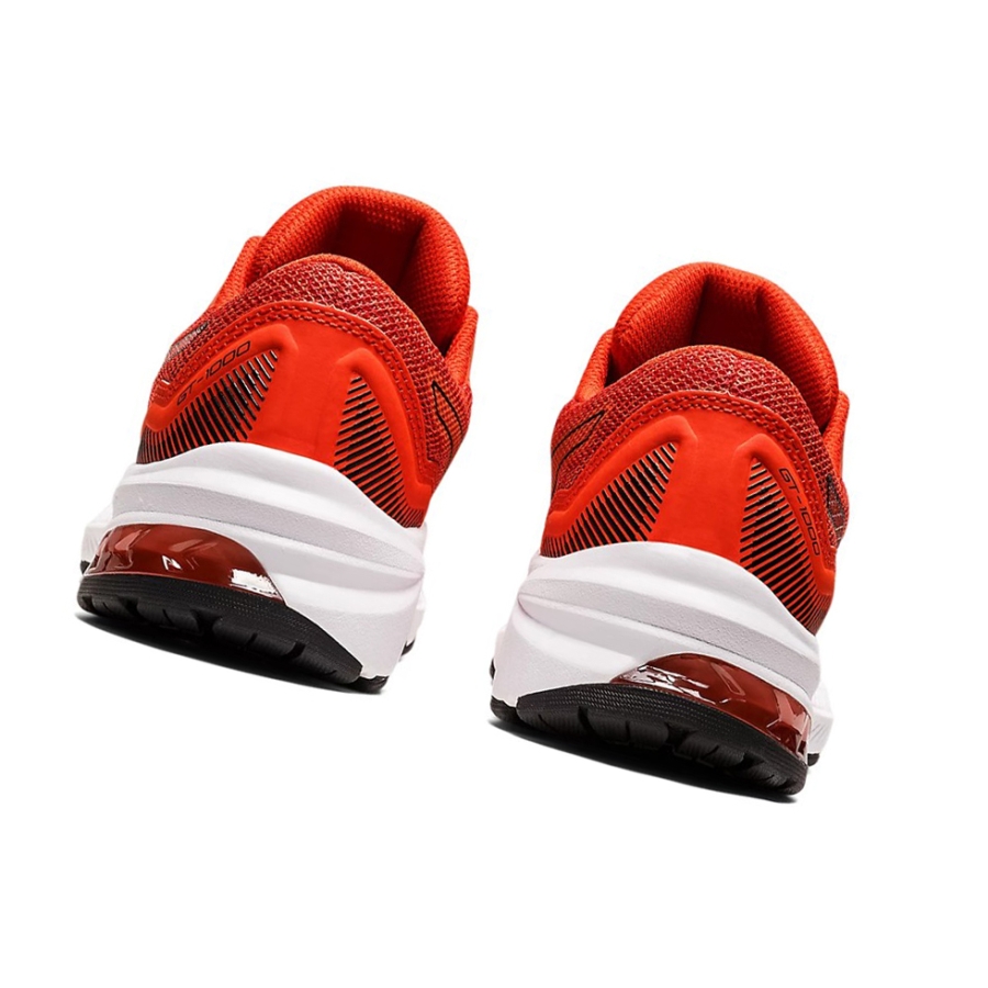 Cherry Tomato / Black Kids' Asics GT-1000 11 GS Running Shoes | US76328NM - Asics Outlet Sale