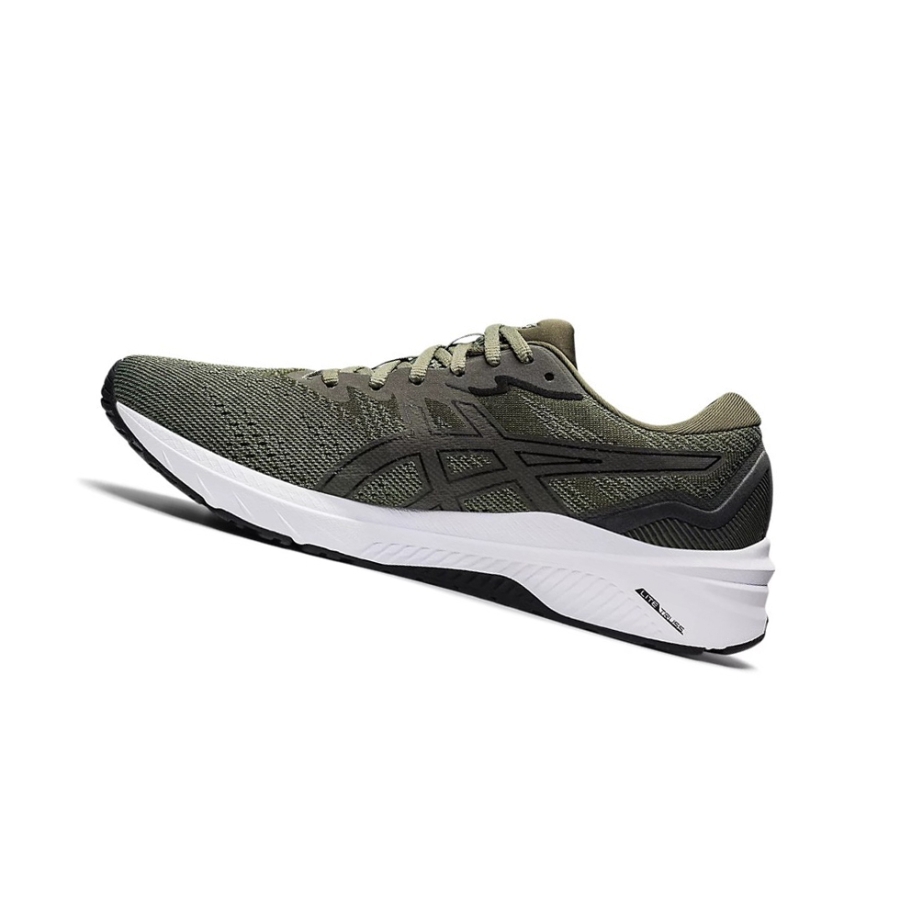 Lihcen Green / Olive Canvas Men's Asics GT-1000 11 Running Shoes | US98502IP - Asics Outlet Sale