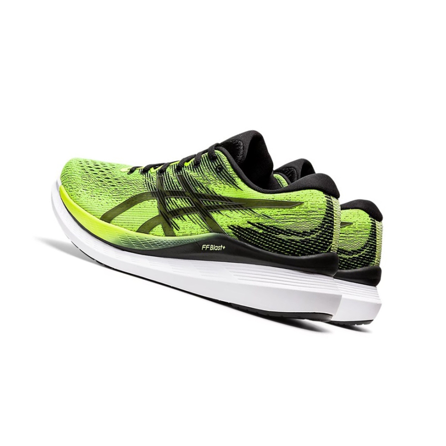 Hazard Green / Black Men's Asics GlideRide 3 Running Shoes | US53968CU - Asics Outlet Sale