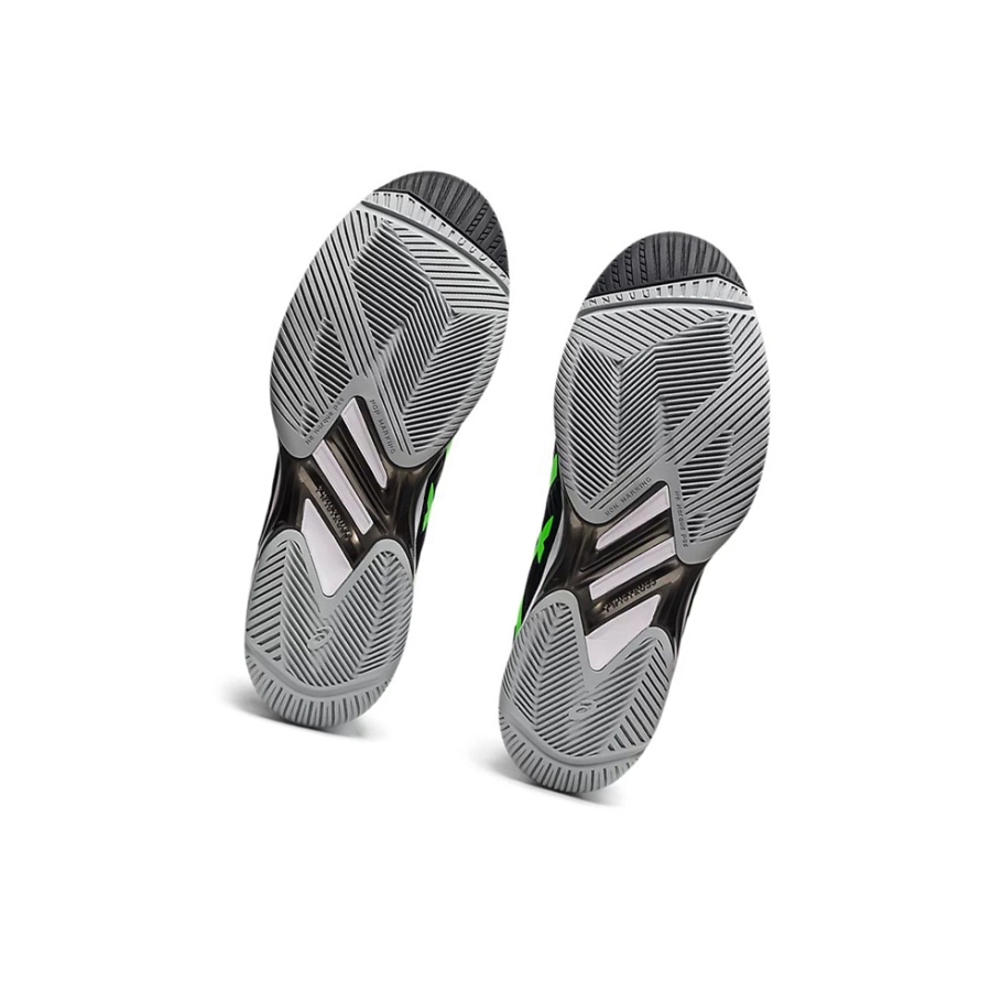 Black / Gecko Green Men's Asics SOLUTION SPEED FF 2 Tennis Shoes | US32078SX - Asics Outlet Sale