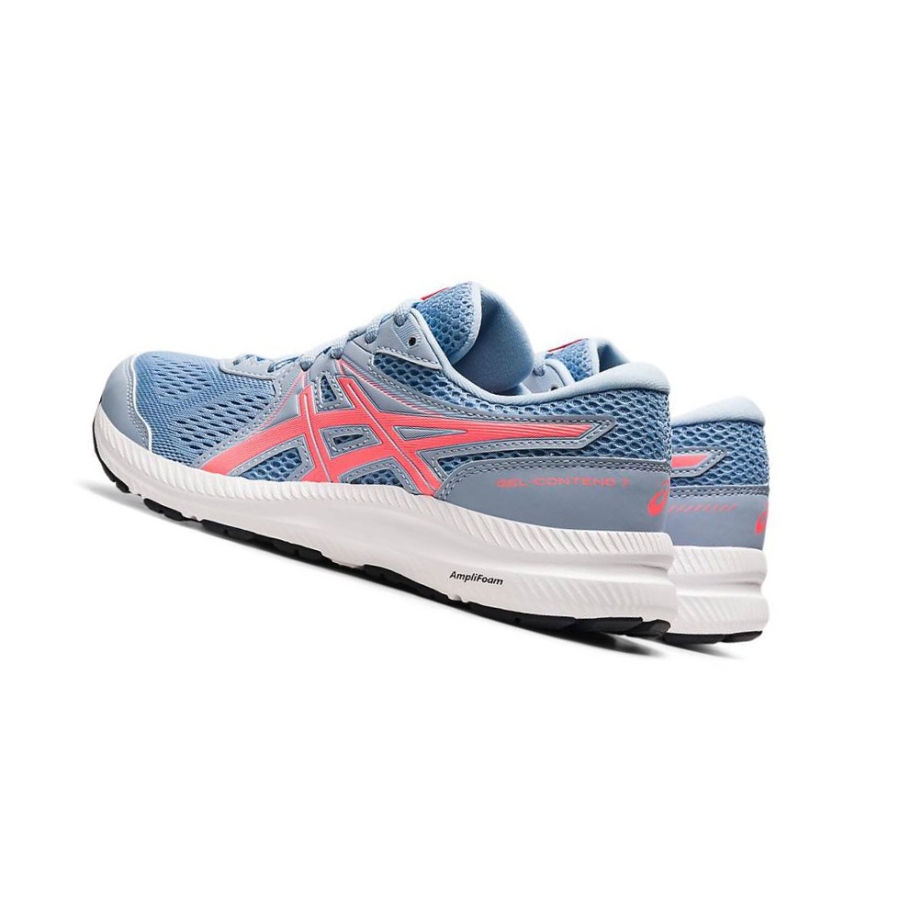 Light Blue Women's Asics GEL-CONTEND 7 Running Shoes | US17960RF - Asics Outlet Sale