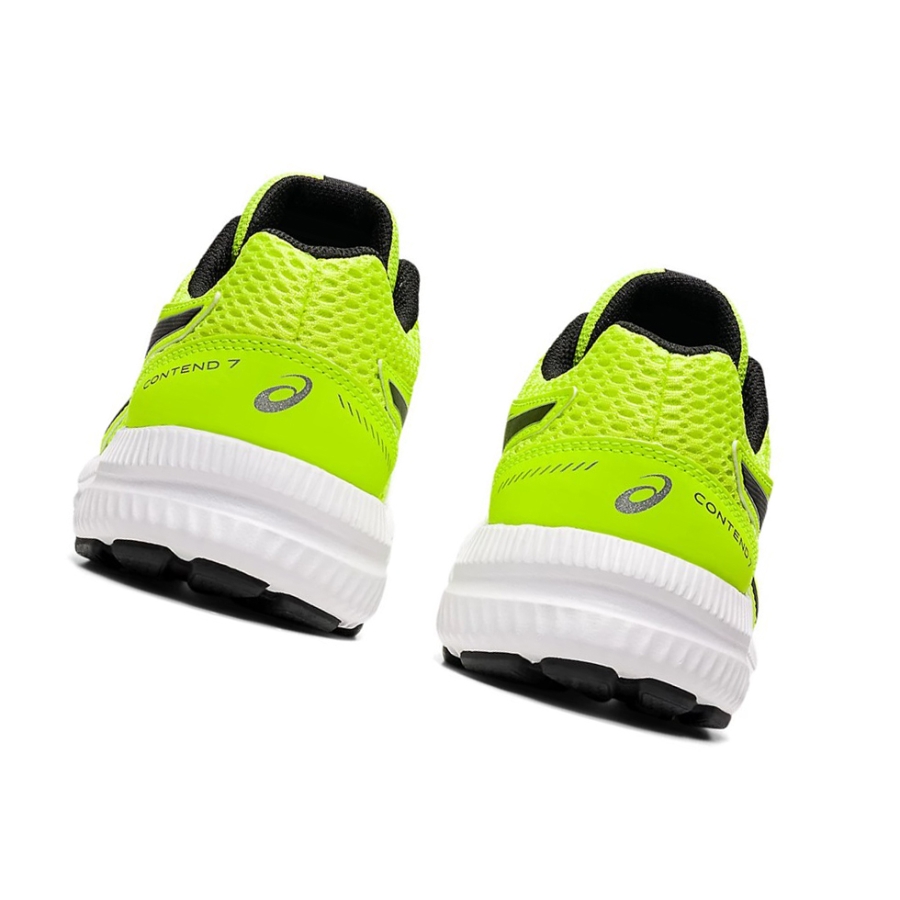 Hazard Green / Black Kids' Asics CONTEND 7 GS Running Shoes | US79130ML - Asics Outlet Sale