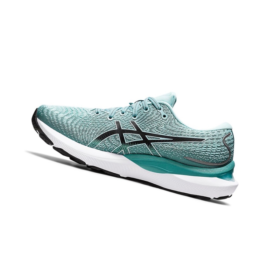 Oasis Green / Black Women's Asics GEL-CUMULUS 24 (D) Running Shoes | US43157EC - Asics Outlet Sale