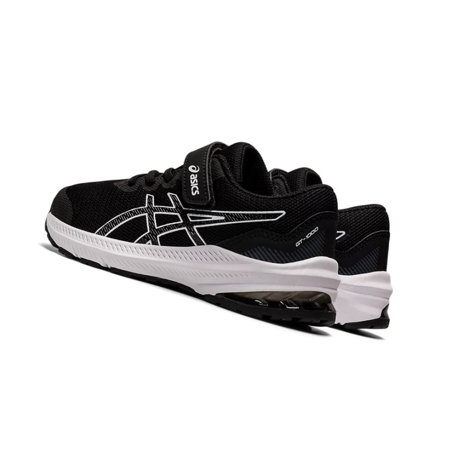 Black / White Kids' Asics GT-1000 11 PS Running Shoes | US60713GZ - Asics Outlet Sale