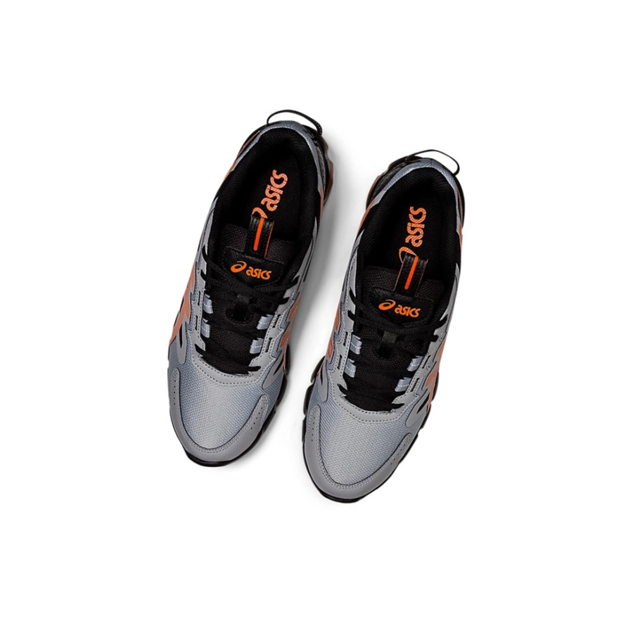 Piedmont Grey / Marigold Orange Women's Asics GEL-QUANTUM 90 Sneakers | US08746JU - Asics Outlet Sale