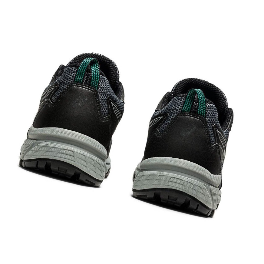 Black Women's Asics GEL-VENTURE 8 Wide Trail Running Shoes | US06538OD - Asics Outlet Sale