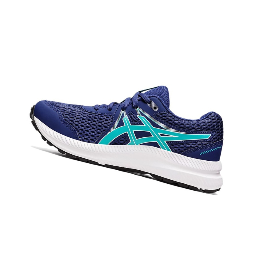 Dive Blue / Sea Glass Kids' Asics CONTEND 7 GS Running Shoes | US81079OQ - Asics Outlet Sale
