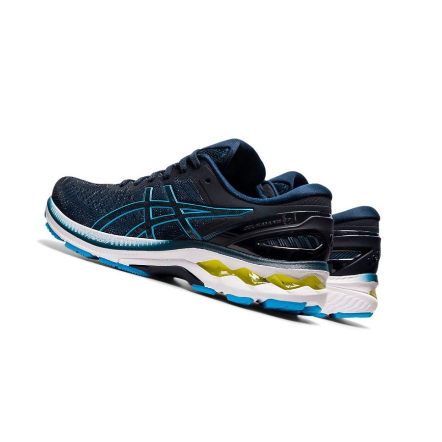 Blue Men's Asics GEL-KAYANO 27 Running Shoes | US09137PV - Asics Outlet Sale