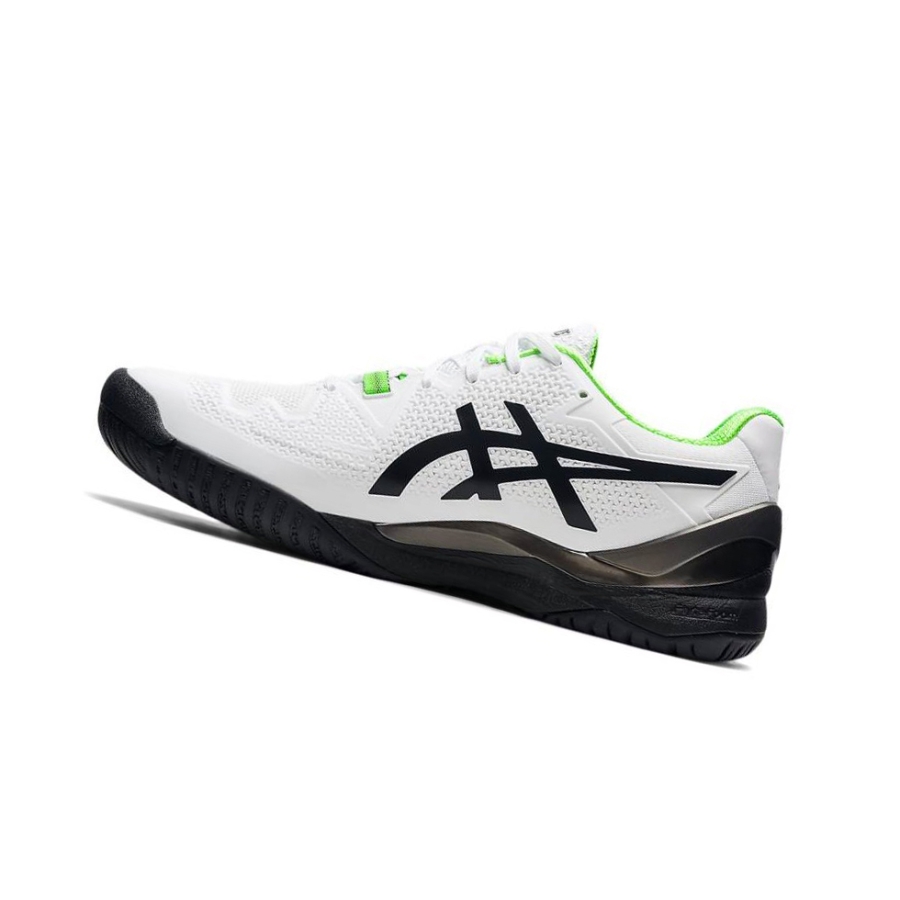 White Men's Asics GEL-RESOLUTION 8 Wide Tennis Shoes | US70948EQ - Asics Outlet Sale