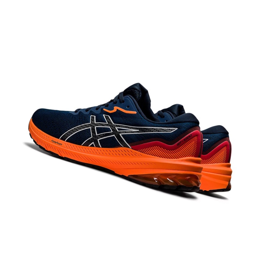 French Blue / Shocking Orange Men's Asics GT-1000 11 Running Shoes | US15849AL - Asics Outlet Sale