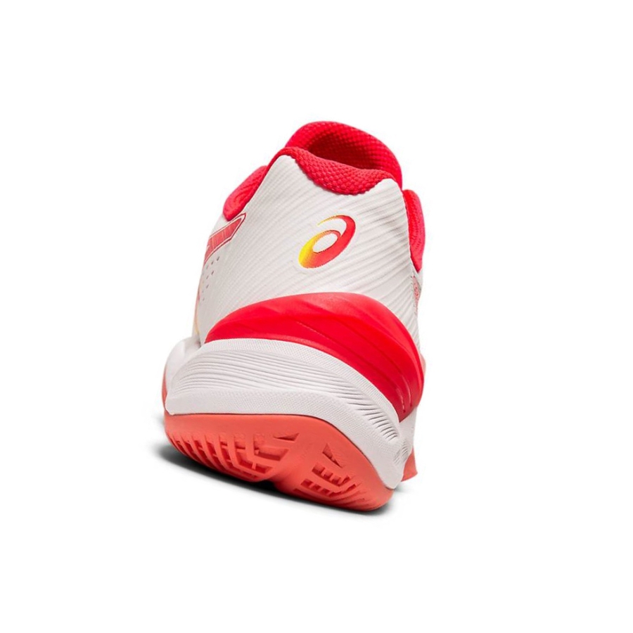 White Women's Asics SKY ELITE FF Volleyball Shoes | US74629QB - Asics Outlet Sale