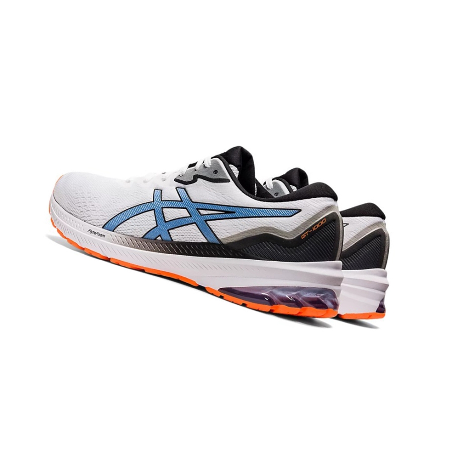 White / Blue Men's Asics GT-1000 11 Running Shoes | US39760AM - Asics Outlet Sale