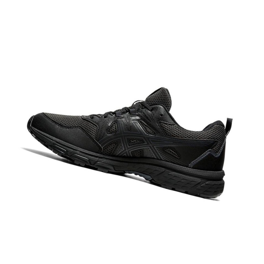 Black Men's Asics GEL-VENTURE 8 Extra Wide Trail Running Shoes | US03972IM - Asics Outlet Sale