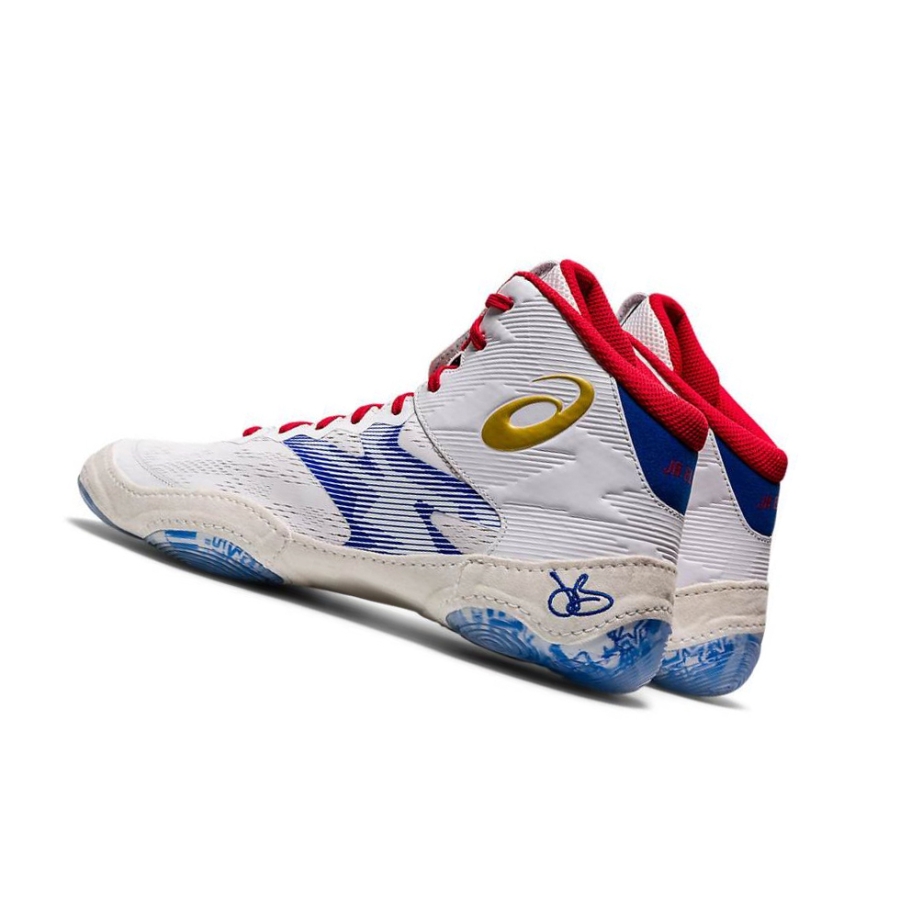 White Men's Asics JB ELITE IV Wrestling Shoes | US10967EX - Asics Outlet Sale