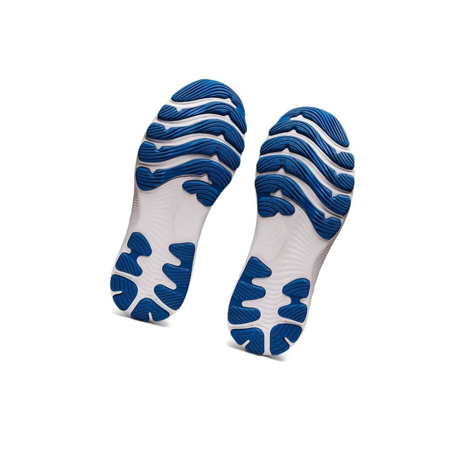 Blue / Barely Rose Women's Asics GEL-NIMBUS 24 Running Shoes | US80579MB - Asics Outlet Sale