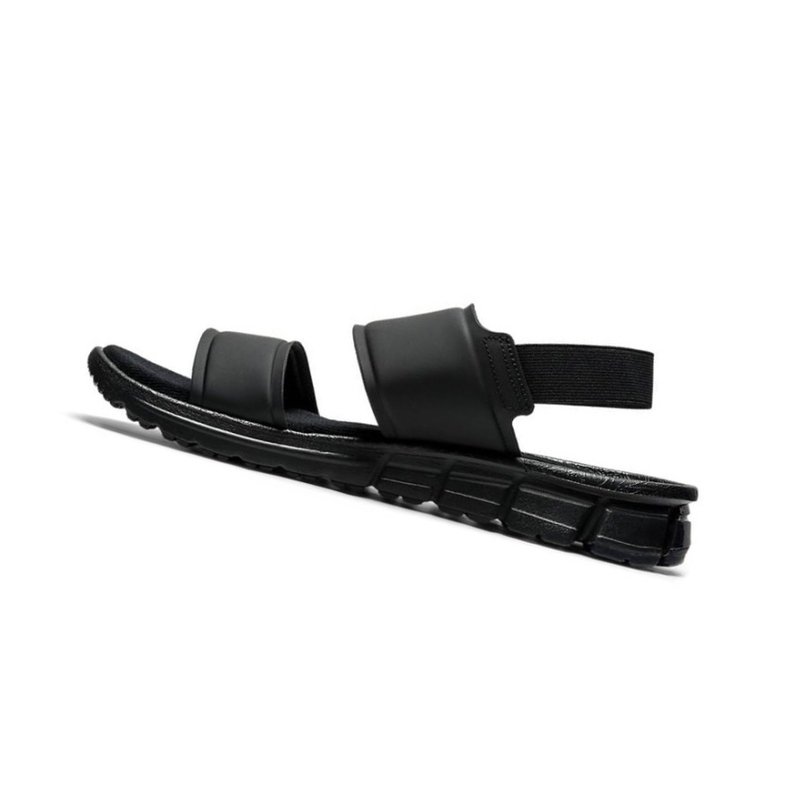 Black Men's Asics GEL-QUANTUM 90 SD FO Sandals | US69520NY - Asics Outlet Sale