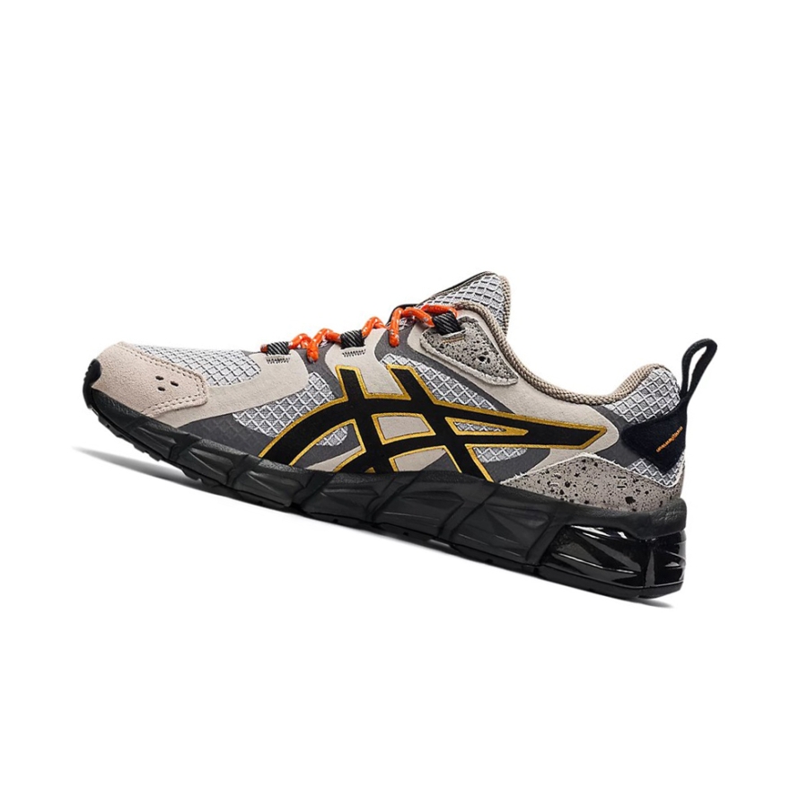 Oyster Grey / Black Men's Asics GEL-QUANTUM 180 Sneakers | US79435RP - Asics Outlet Sale