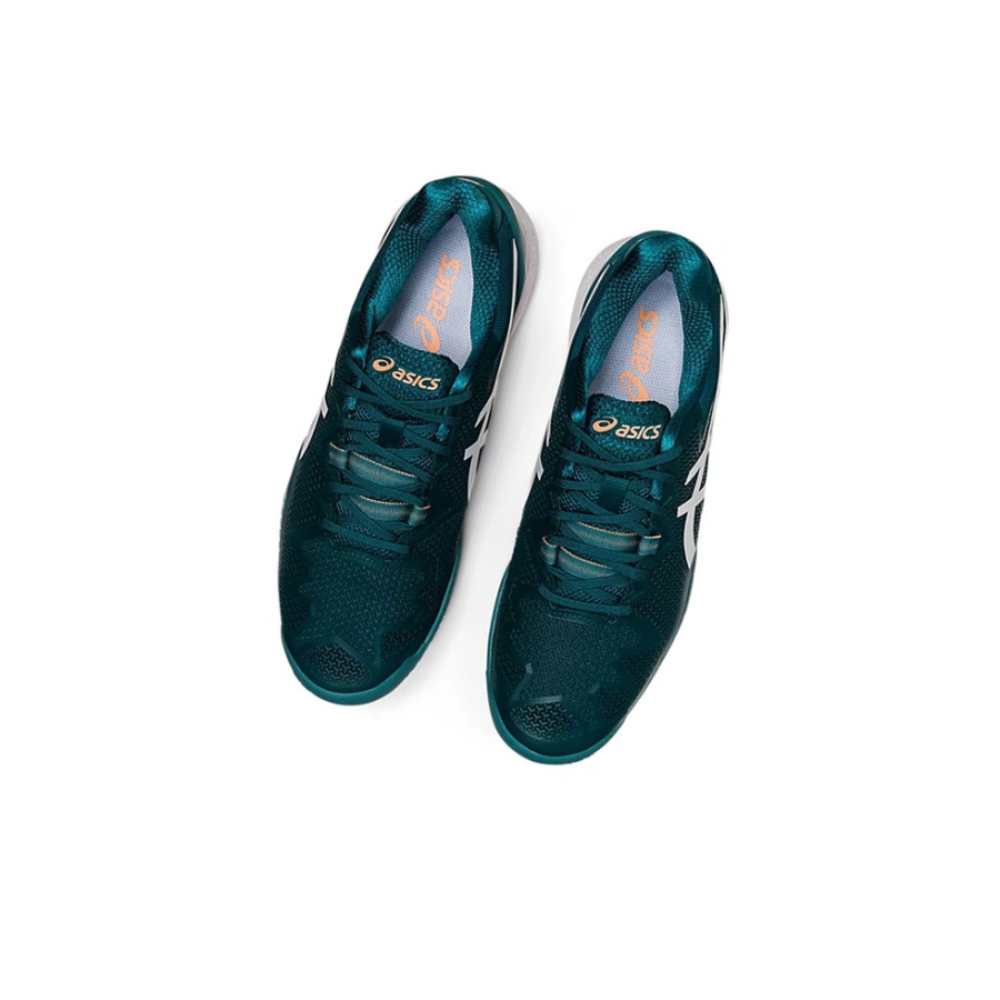 Velvet Pine / White Men's Asics GEL-RESOLUTION 8 CLAY Tennis Shoes | US67598BA - Asics Outlet Sale