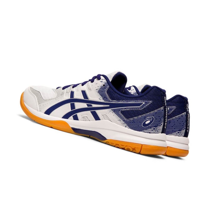 White Women's Asics GEL-ROCKET 9 Volleyball Shoes | US83514VY - Asics Outlet Sale