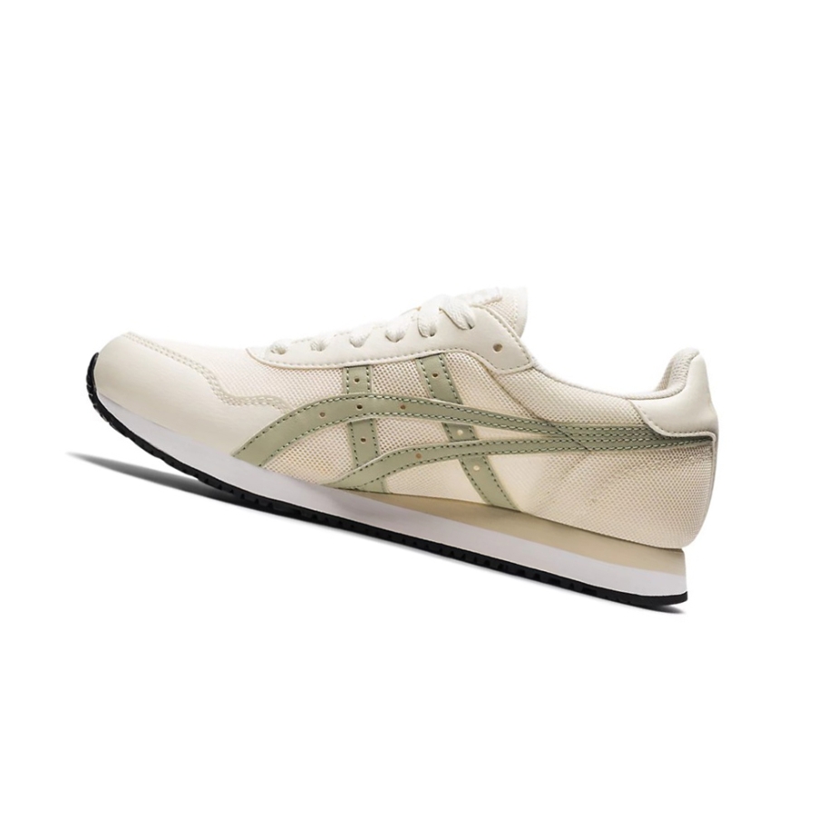 Cream / Dried Leaf Green Women's Asics TIGER RUNNER Sneakers | US54308LO - Asics Outlet Sale
