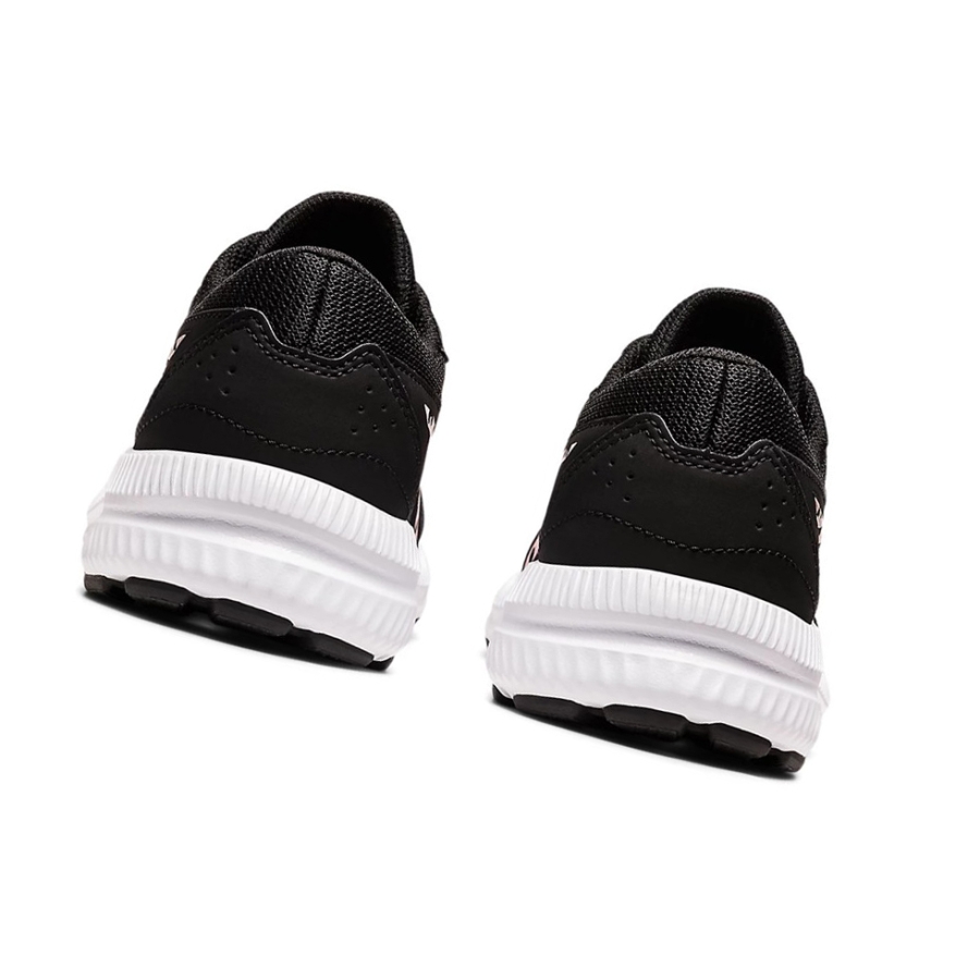 Black / Frosted Rose Kids' Asics CONTEND 8 GS Running Shoes | US57294CZ - Asics Outlet Sale