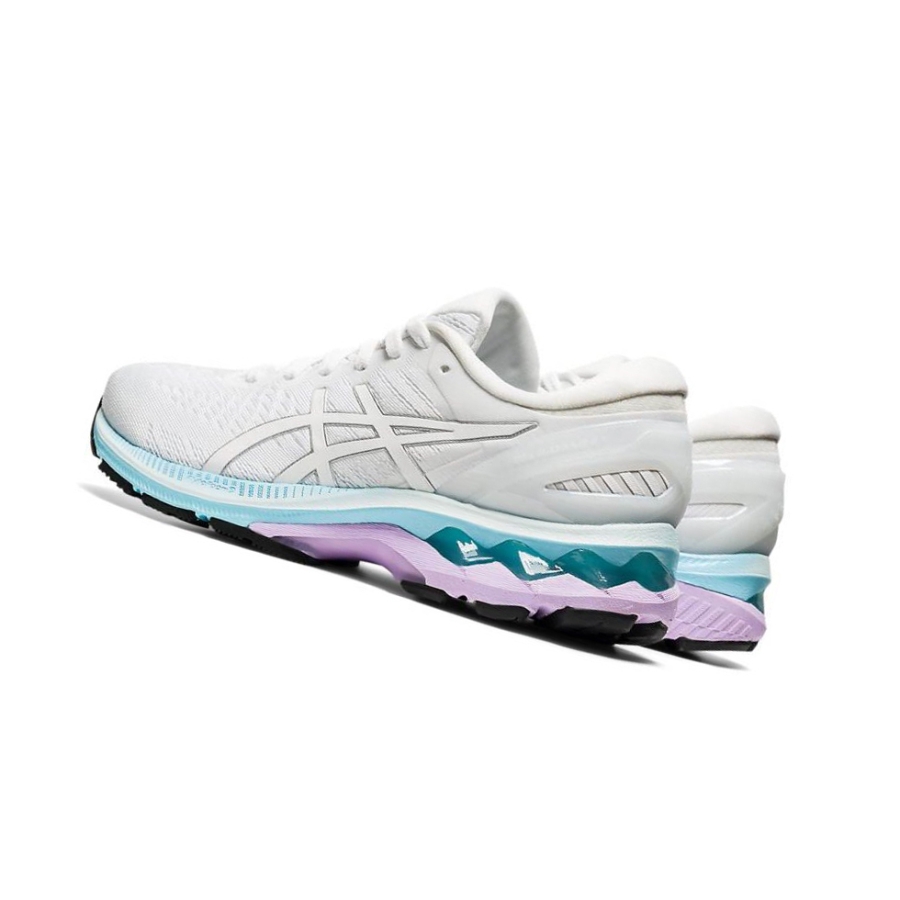 White Women's Asics GEL-KAYANO 27 Running Shoes | US40873UL - Asics Outlet Sale
