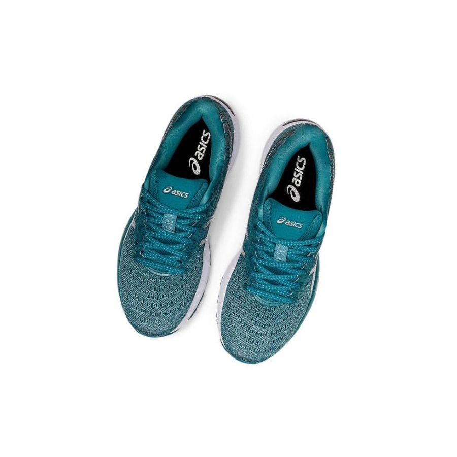 Turquoise Women's Asics GEL-CUMULUS 22 Running Shoes | US56240VG - Asics Outlet Sale