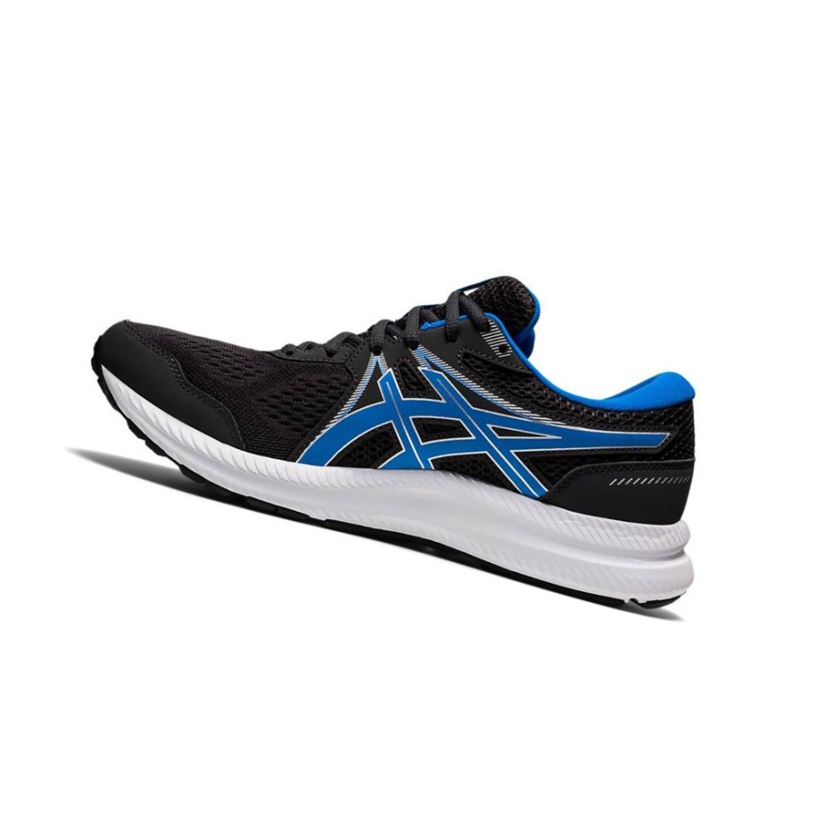 Black Men's Asics GEL-CONTEND 7 Running Shoes | US75048NY - Asics Outlet Sale