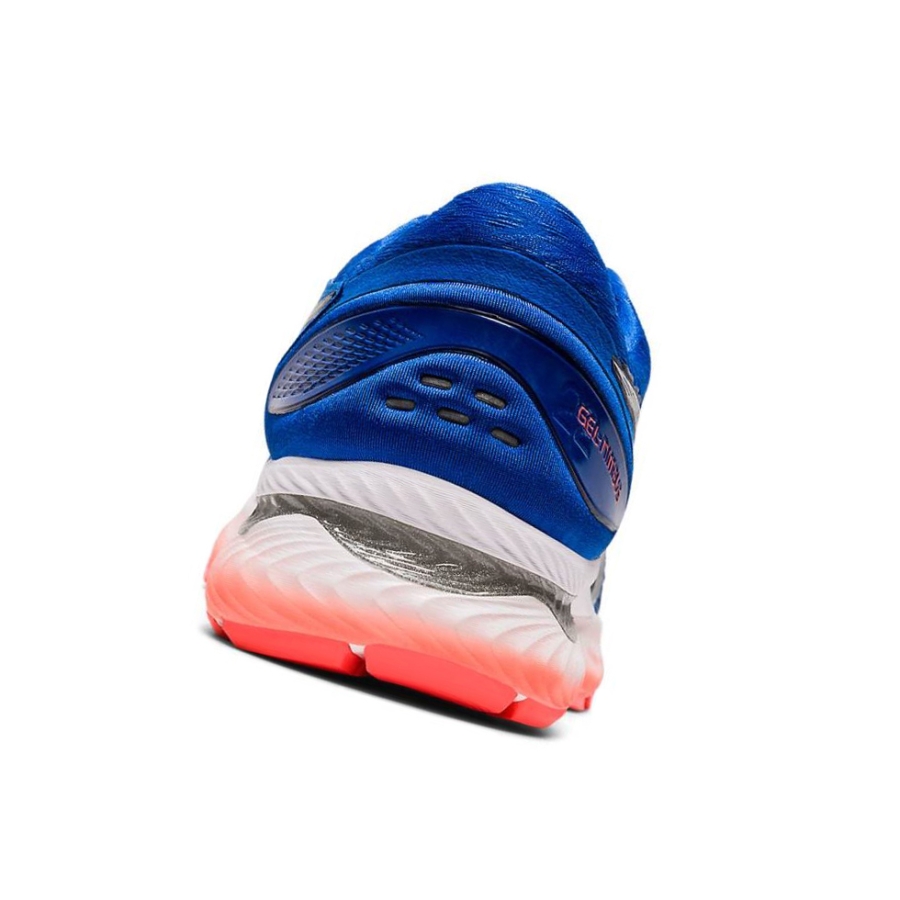 Blue Men's Asics GEL-NIMBUS 22 Running Shoes | US70631EM - Asics Outlet Sale