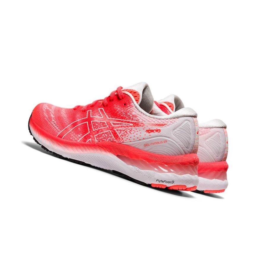 Red Women's Asics GEL-NIMBUS 23 TOKYO Running Shoes | US02539CJ - Asics Outlet Sale