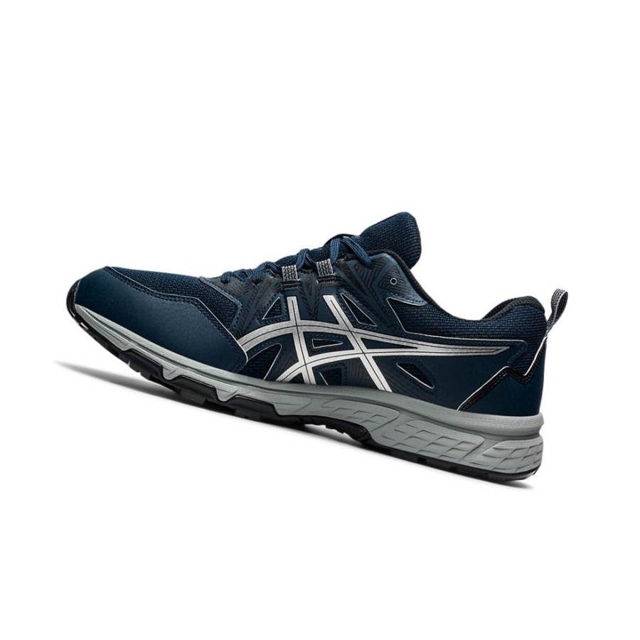 Navy Men's Asics GEL-VENTURE 8 Trail Running Shoes | US29740XO - Asics Outlet Sale
