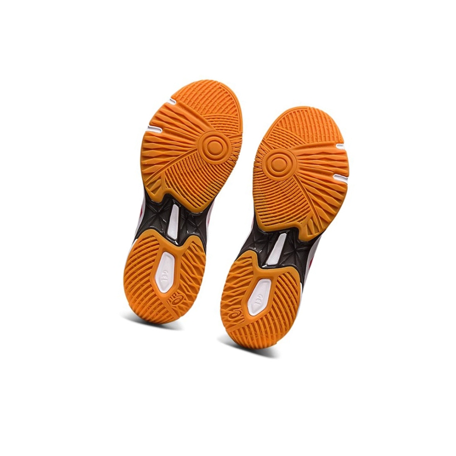 White / Pink Cameo Women's Asics GEL-ROCKET 10 Volleyball Shoes | US79605XH - Asics Outlet Sale