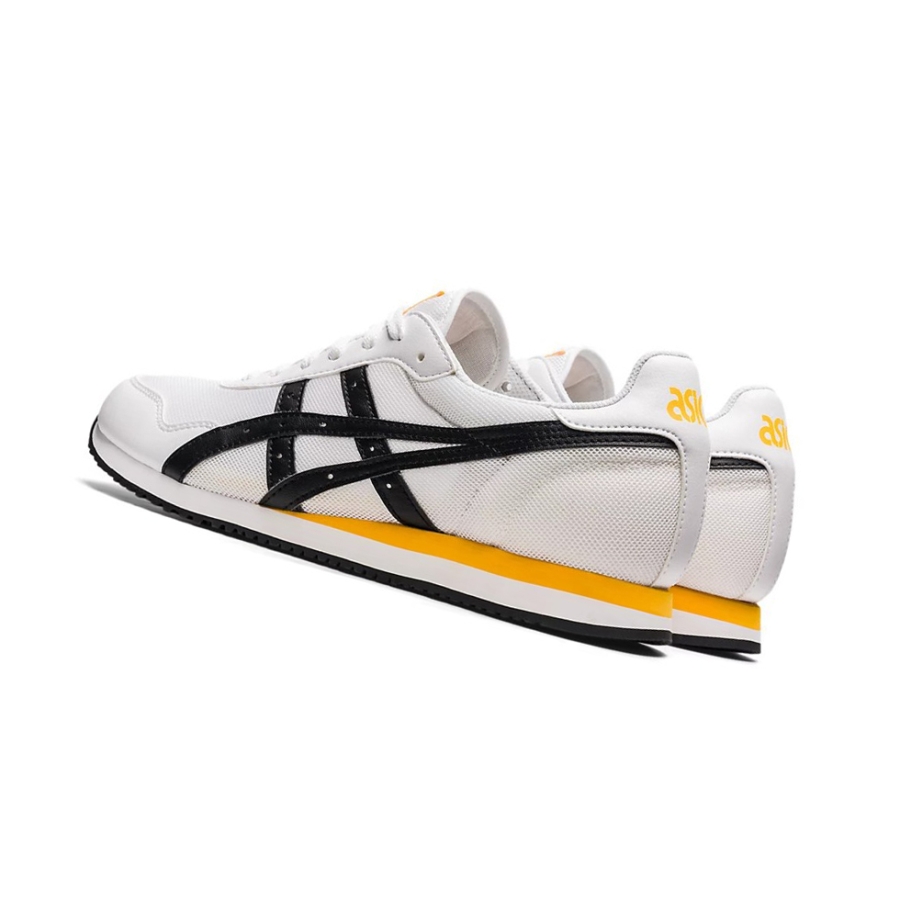 White / Black Men's Asics TIGER RUNNER Sneakers | US67210RC - Asics Outlet Sale