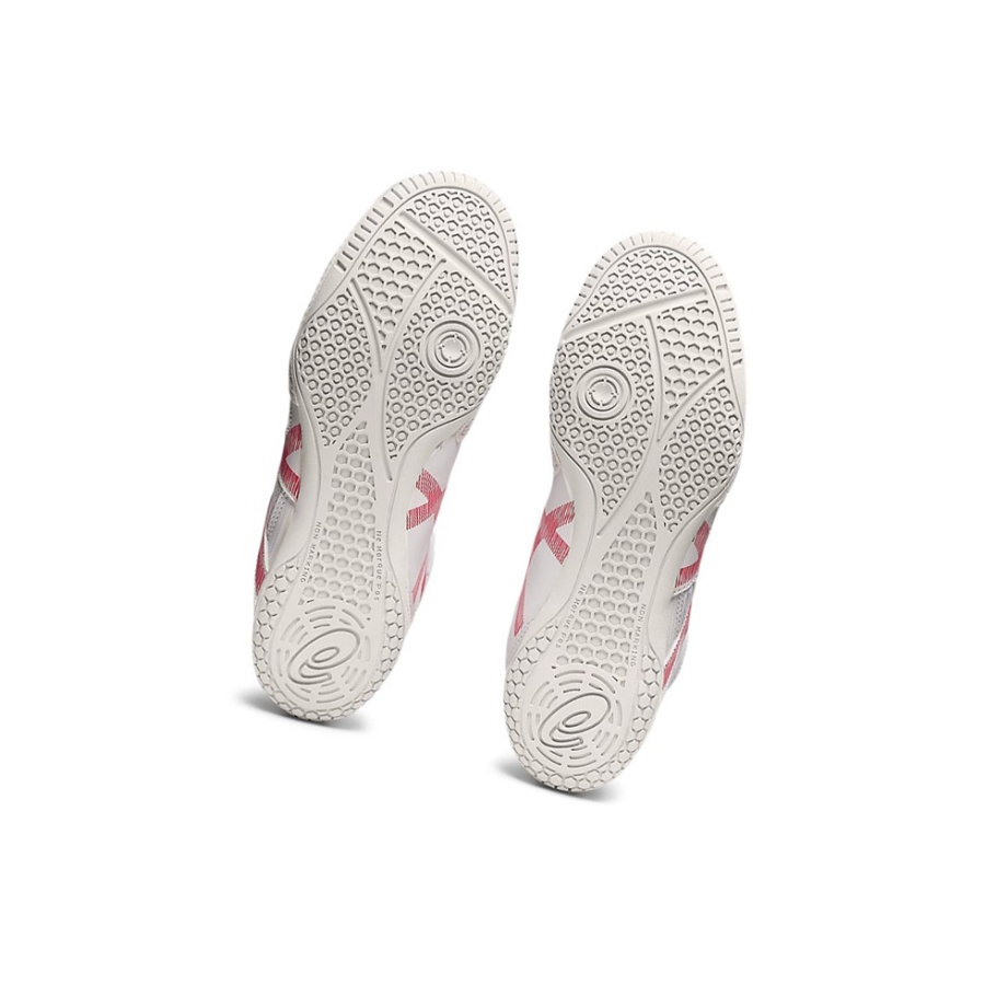 White / Electric Red Men's Asics MATCONTROL 2 Wrestling Shoes | US52089EU - Asics Outlet Sale