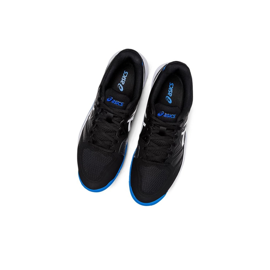 Black / Electric Blue Men's Asics GEL-CHALLENGER 13 Tennis Shoes | US61830BE - Asics Outlet Sale