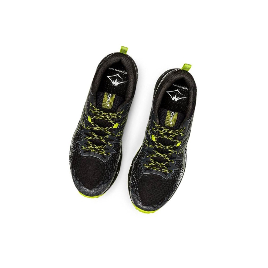 Black Men's Asics FUJITRABUCO Trail Running Shoes | US15962MS - Asics Outlet Sale