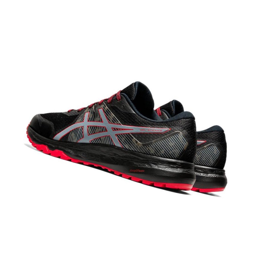 Black Men's Asics GEL-SCRAM 6 Trail Running Shoes | US78063WB - Asics Outlet Sale