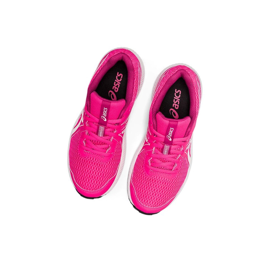 Pink Glo / White Kids' Asics CONTEND 7 GS Running Shoes | US03542DB - Asics Outlet Sale