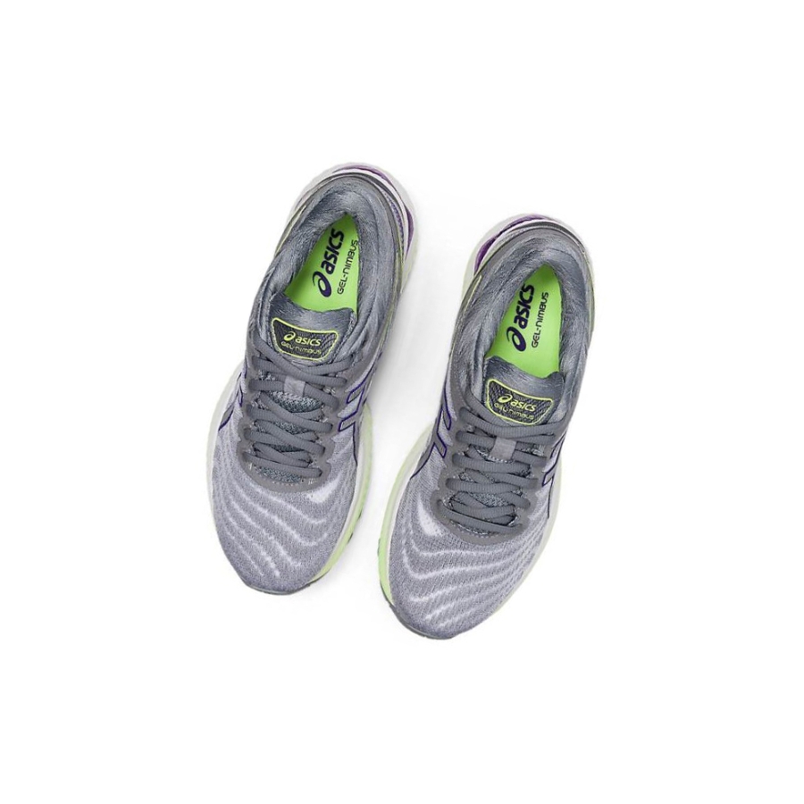 Grey Women's Asics GEL-NIMBUS 22 Running Shoes | US36574KO - Asics Outlet Sale