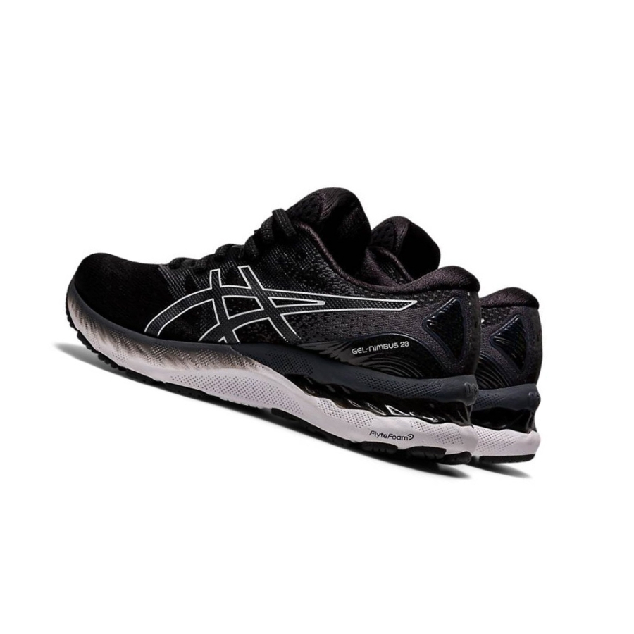 Black Women's Asics GEL-NIMBUS 23 Wide Running Shoes | US90468RV - Asics Outlet Sale