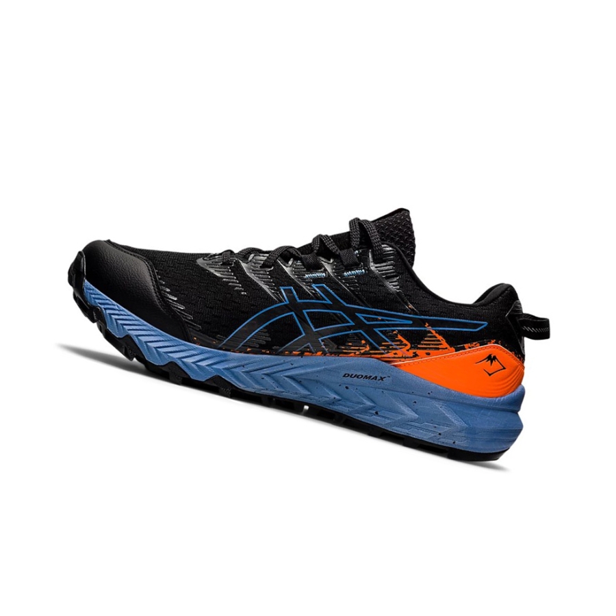 Black / Blue Harmony Men's Asics GEL-Trabuco 10 GTX Trail Running Shoes | US68405KB - Asics Outlet Sale